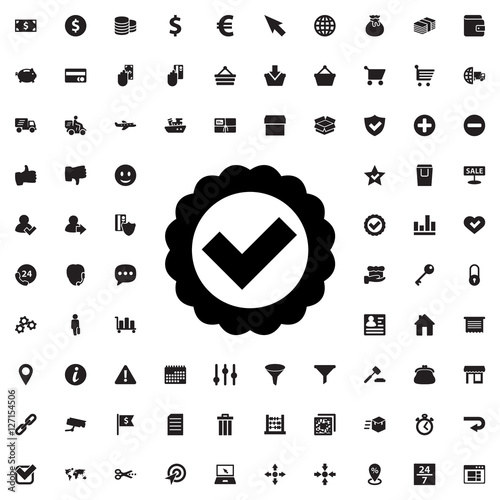 tick icon illustration