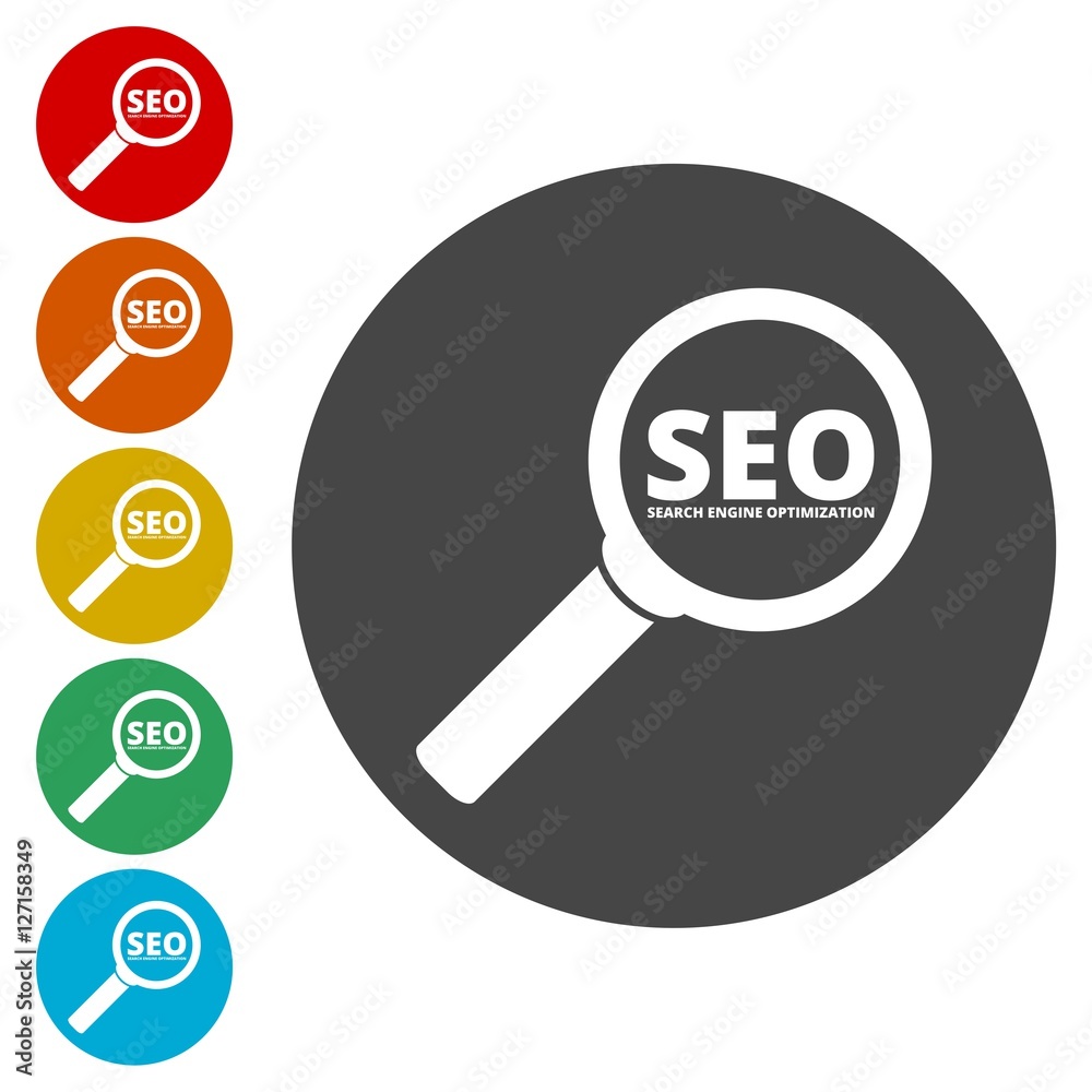 Searching engine optimization design, Seo icon Searching engine optimization design, Seo icon