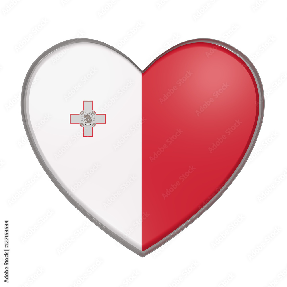 Obraz premium Malta heart
