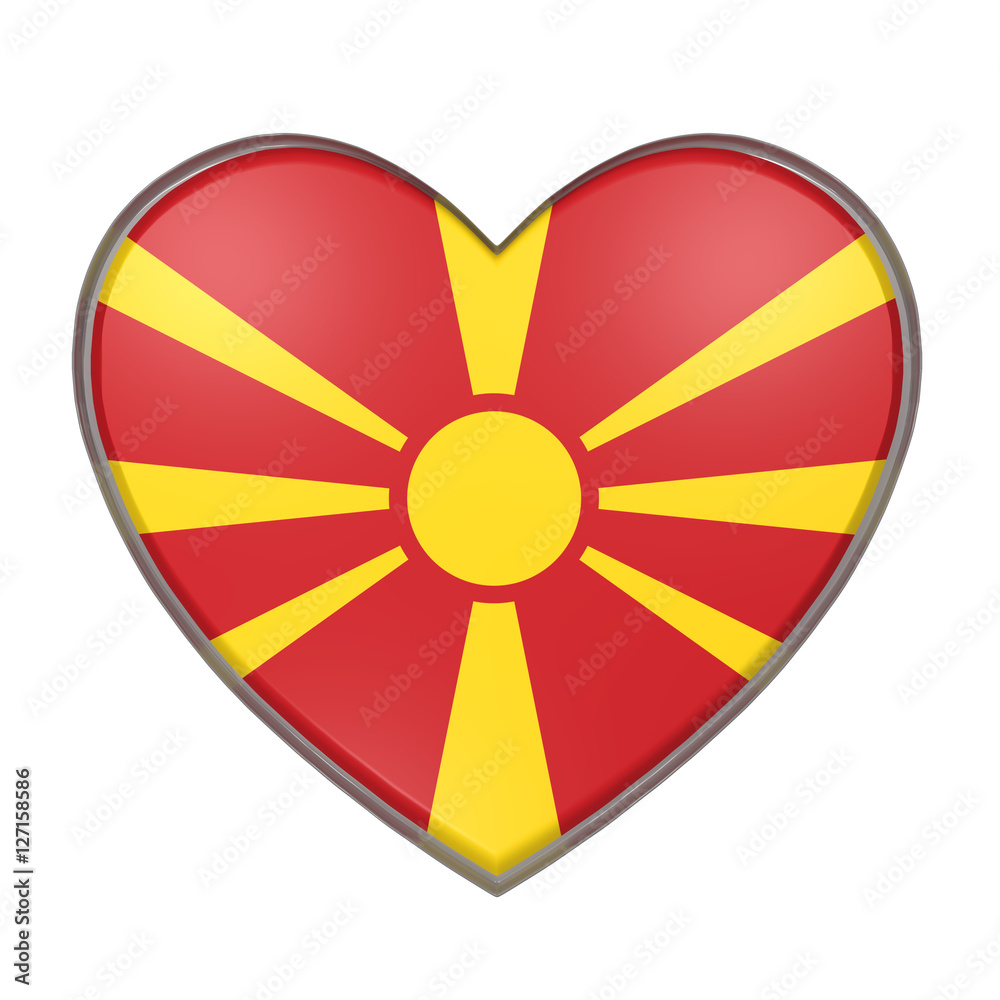Obraz premium Macedonia heart