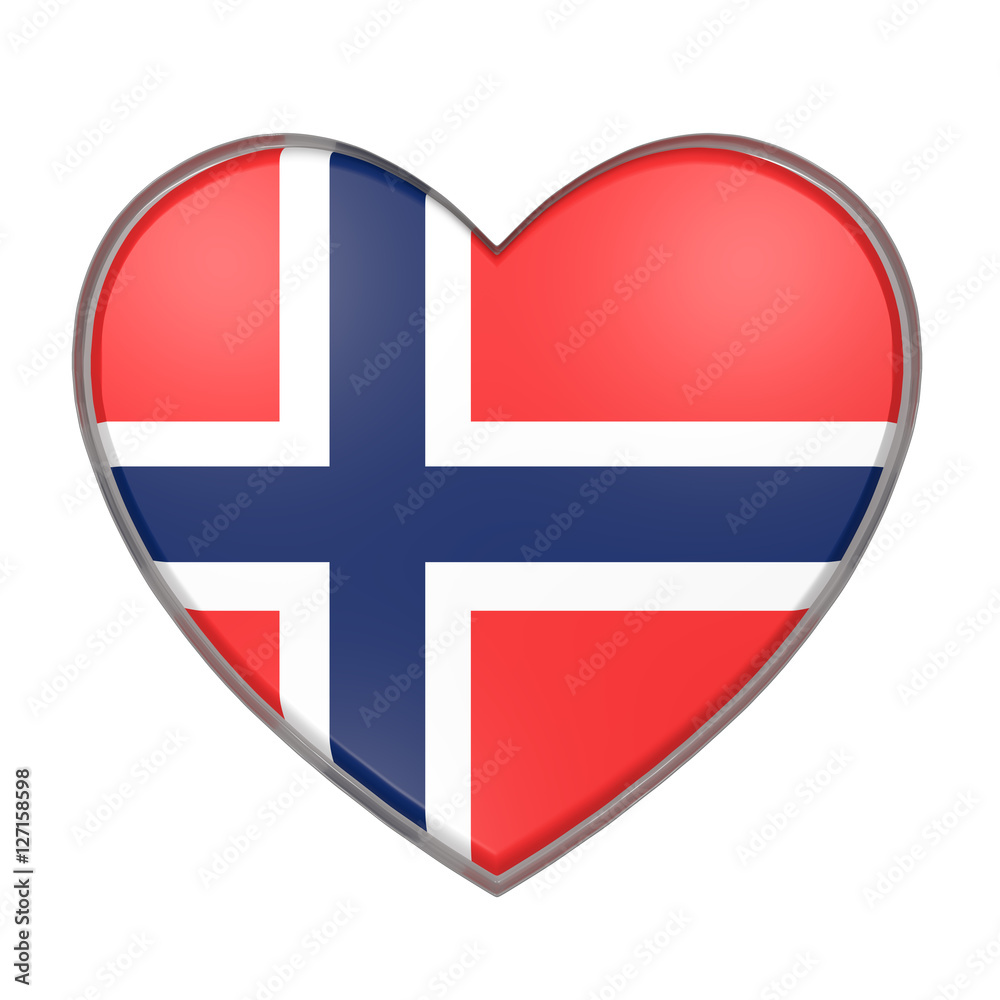 Obraz premium Norway heart