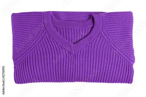 Knitted female sweater © acherst