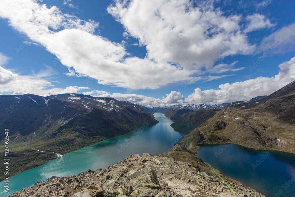 Naklejka premium Beseggen ridge in norway