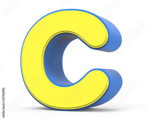 cute yellow letter C