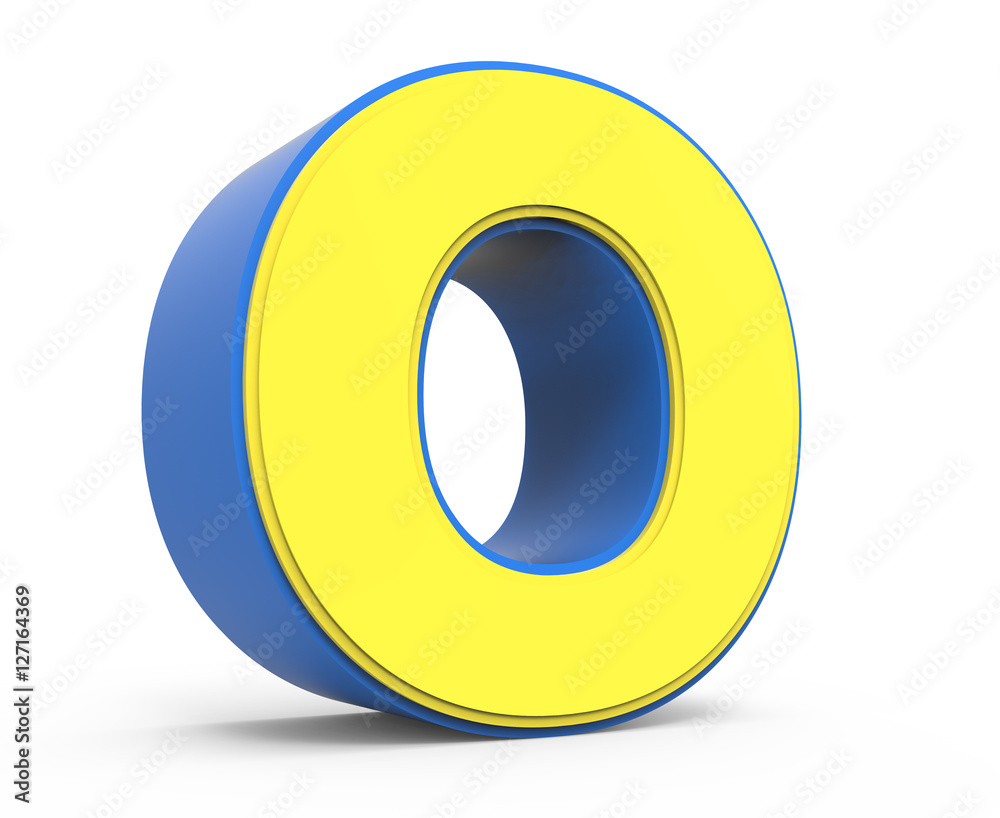 cute yellow letter O cute yellow letter O