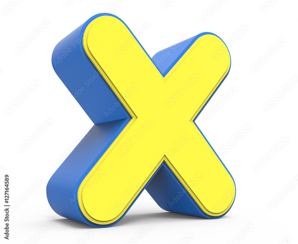 cute yellow letter X cute yellow letter X
