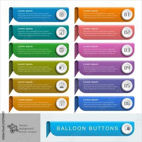 Web Button and Headline Design #Vector Graphics 
