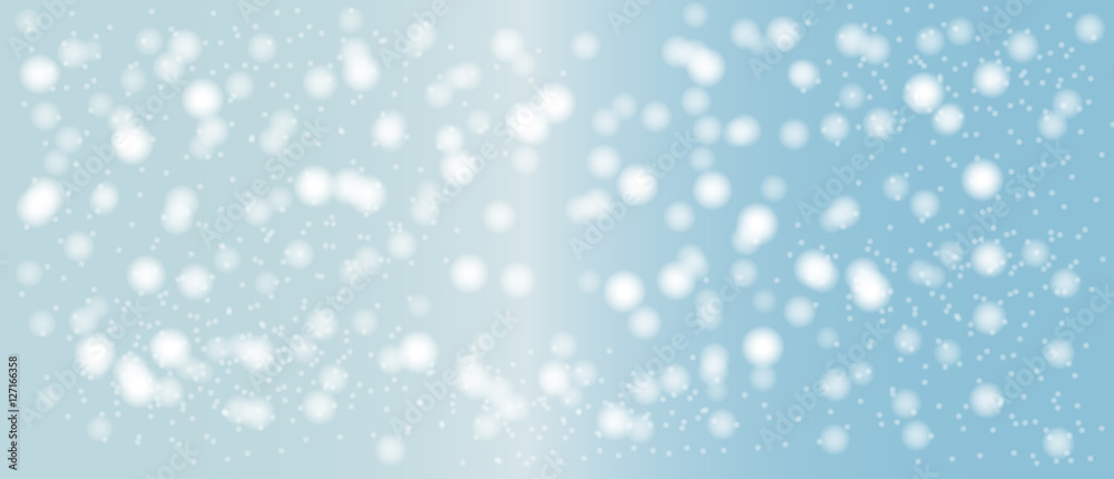 Snowing Banner Background
