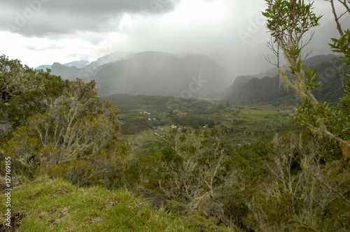 The mountain village of Marla on La Reunion island