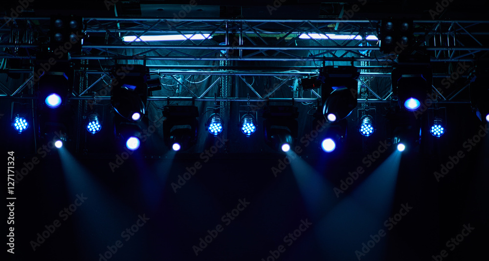Obraz premium Stage, concert light.