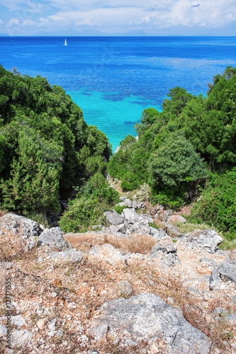 The path of the famous bay named 