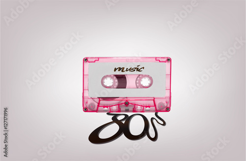 cassette tabe for music record photo