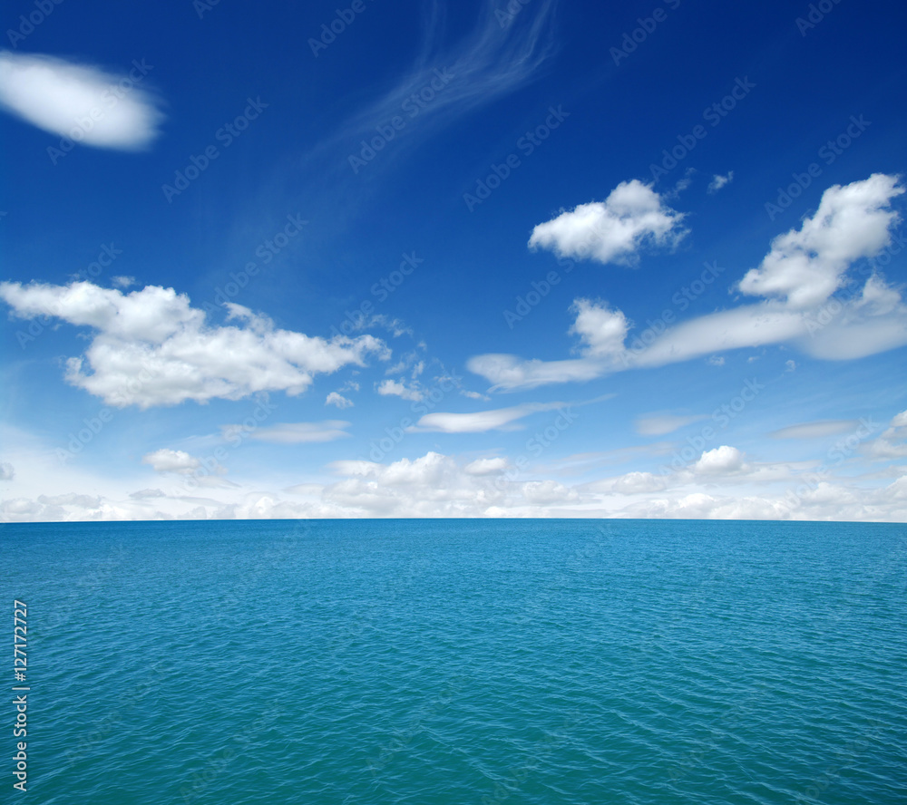 Blue sea water Blue sea water