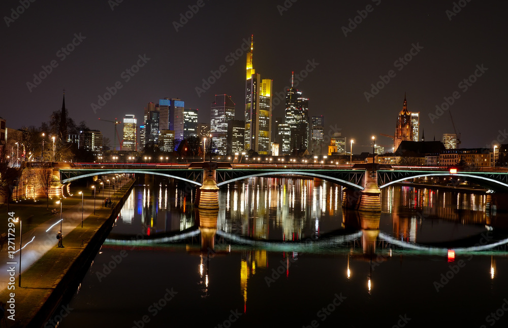 Obraz premium Skyline Frankfurt am Main