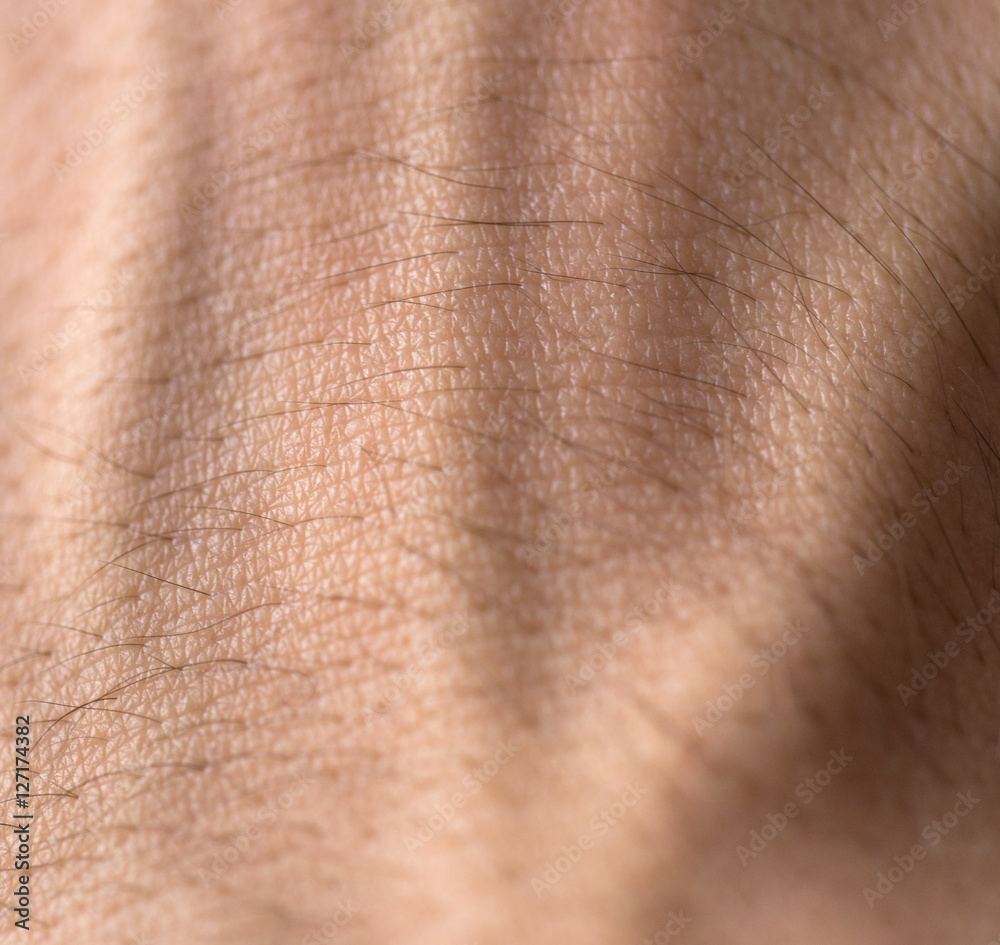 Fototapeta premium Human skin macro photo