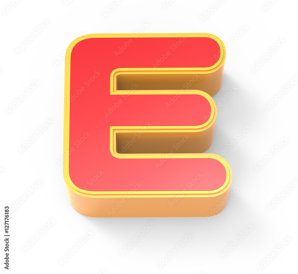 red letter E red letter E