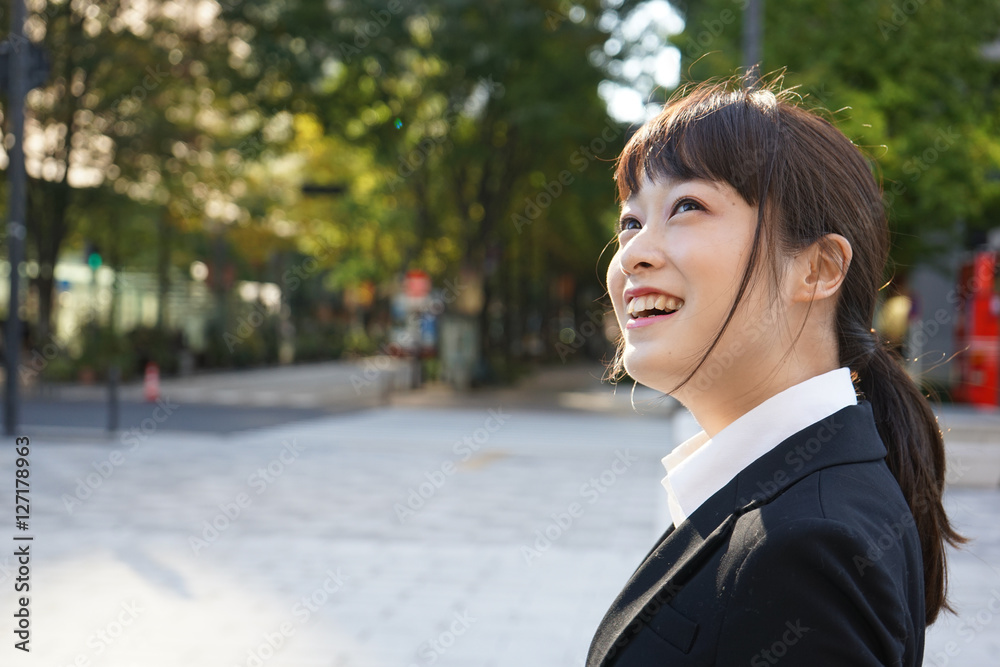 Young business woman with smile Young business woman with smile