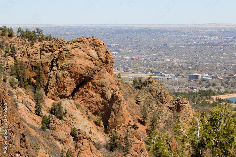 Mount Cutler Trail in Cheyenne Canyon in Colorado Springs
