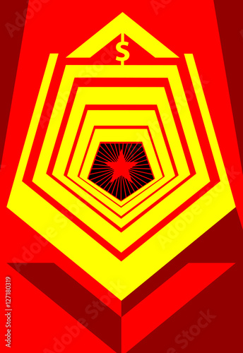 propaganda poster with modern design