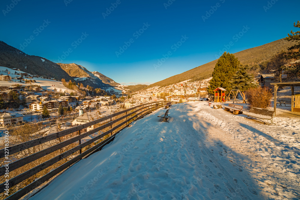 view of Alpine village