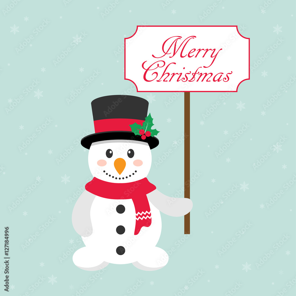 cute snowman with a sign cute snowman with a sign
