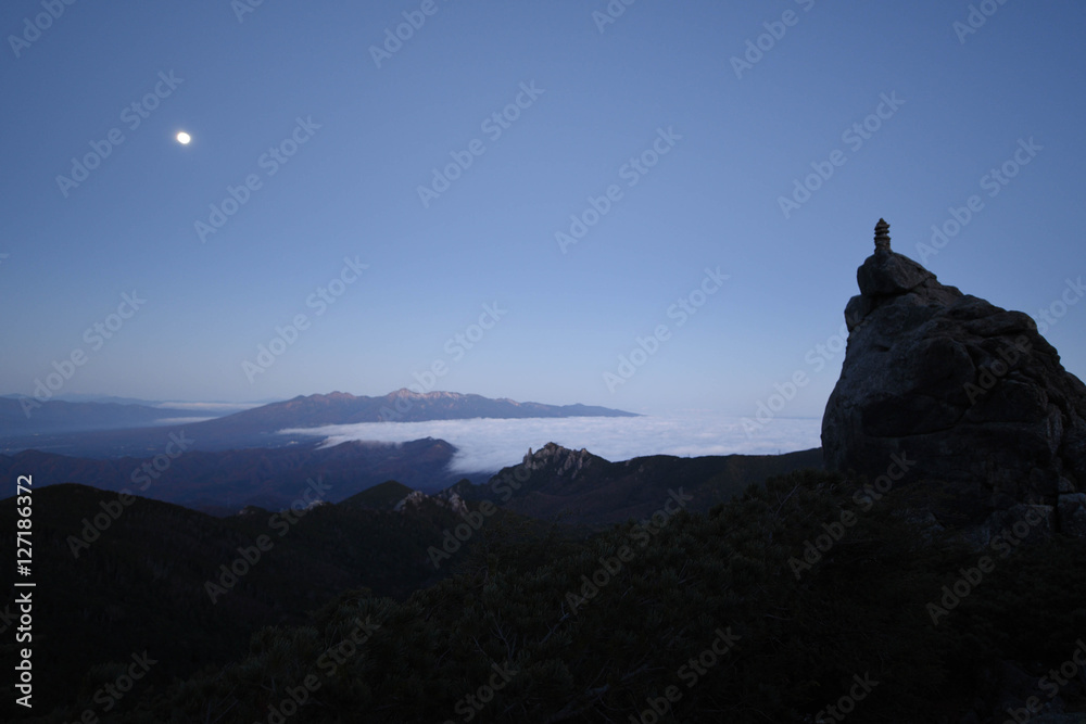 金峰山 夜中の景色