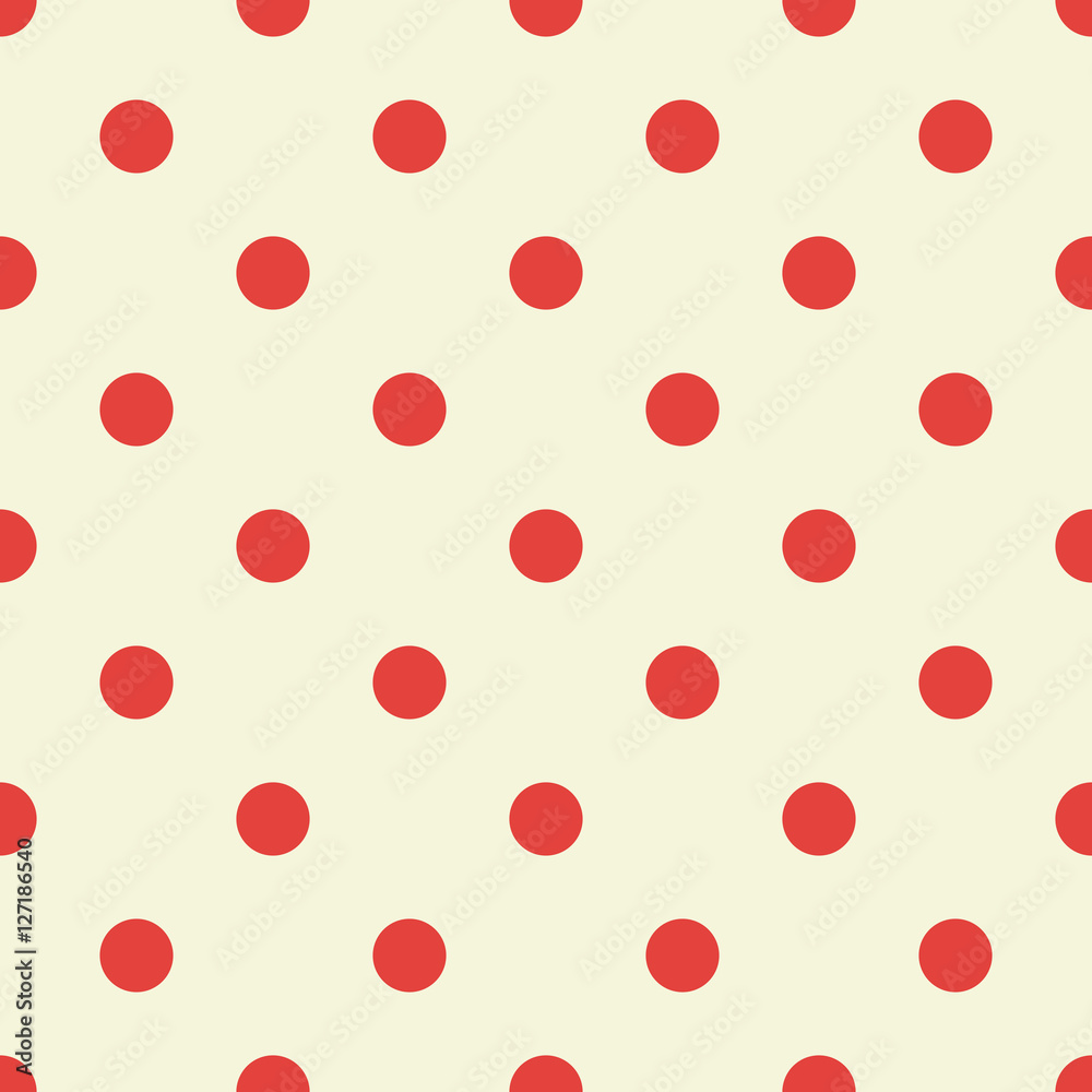 Red polka dot pattern Red polka dot pattern