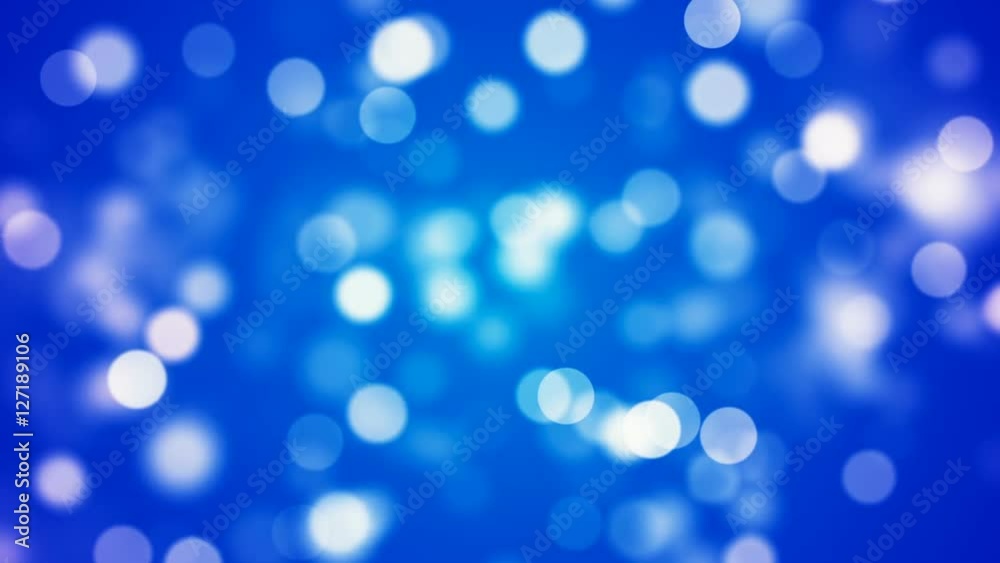 Abstract Loopable Background with nice blue bokeh