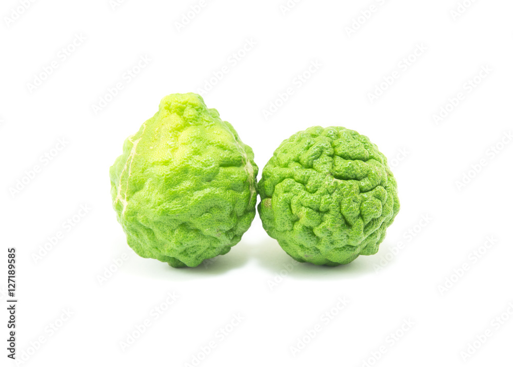 Obraz premium Bergamot on the white background