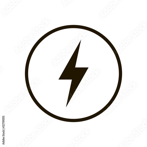 Free Download Energy, lightning icon vector - GFXLoad