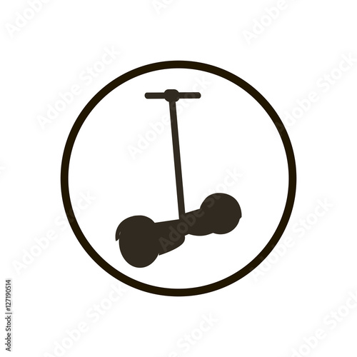 Segway icon vector
