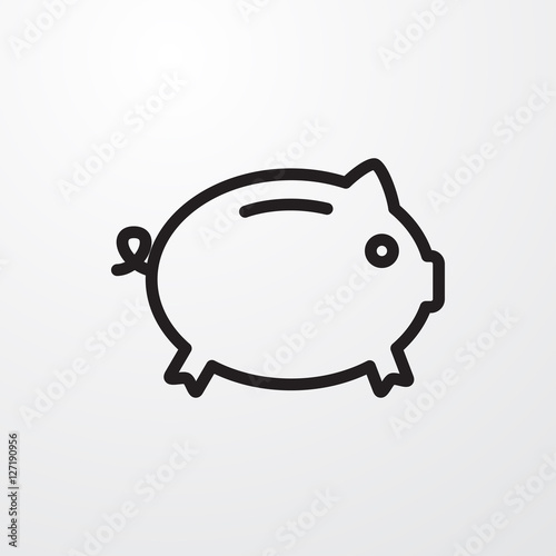 money box icon illustration