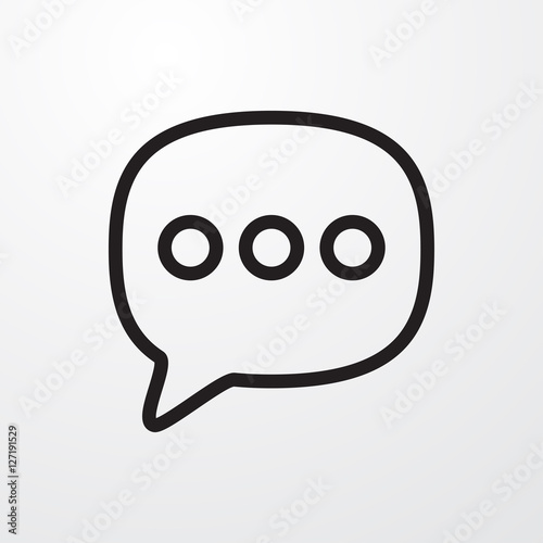 chat icon illustration