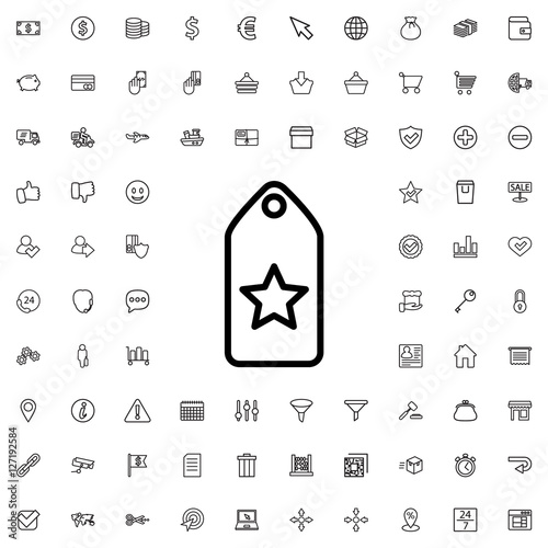 tag icon illustration