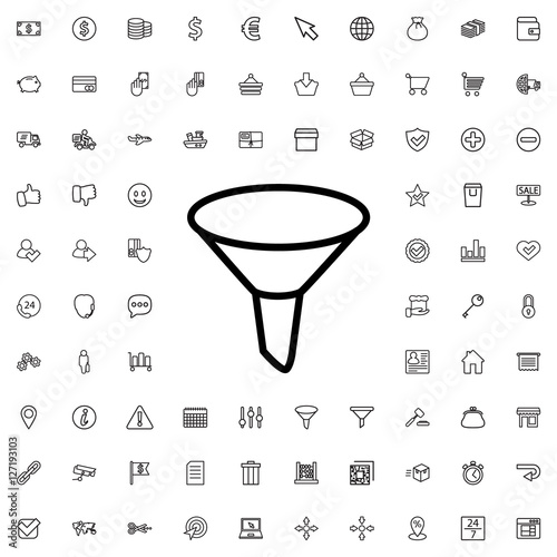 filter icon illustration