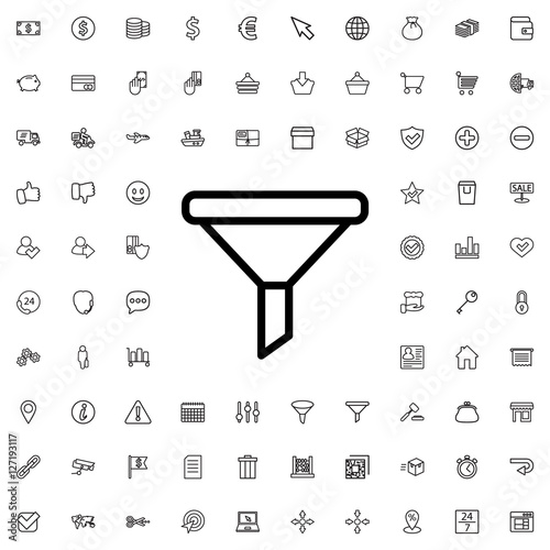 filter icon illustration