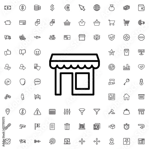 store icon illustration