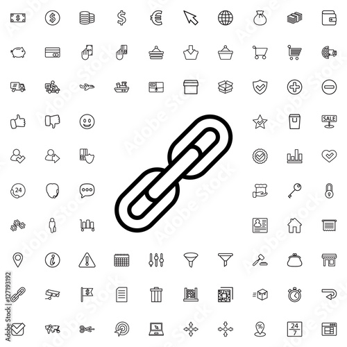 chain icon illustration