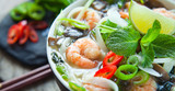 Pho Thom vietnamese soup prawn