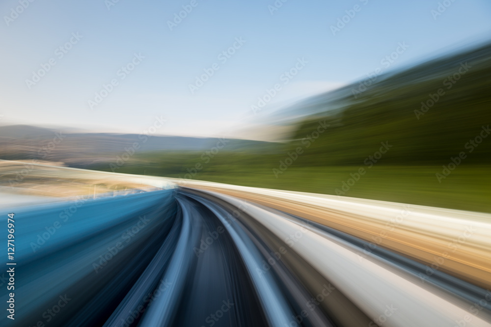 Speed motion in urban highway road tunnel Speed motion in urban highway road tunnel