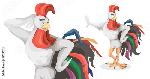 Rooster the symbol of the new year