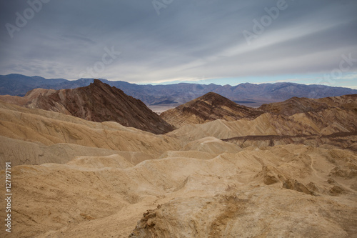 Zabriskie point in Death Valley National Park  California