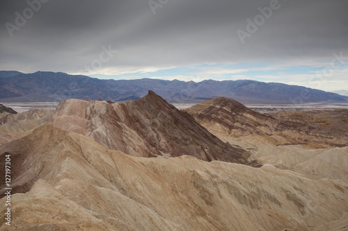 Zabriskie point in Death Valley National Park, California