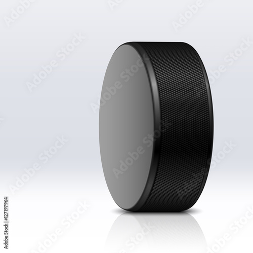 Hockey puck illustration