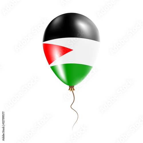 Free Download Palestine, State of balloon with flag. Bright Air Ballon in the Country National Colors. Country Flag Rubber Balloon. Vector Illustration. - GFXLoad