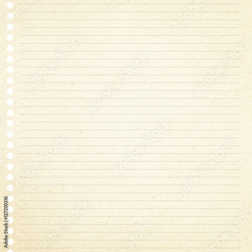 Ruled notebook paper texture 
