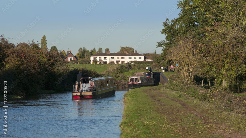 Fototapeta premium canal worcestershire uk