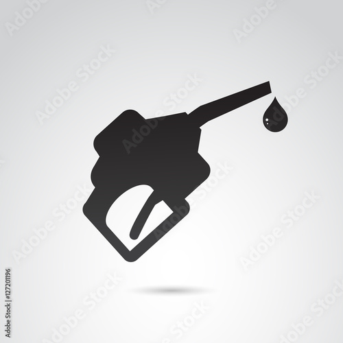 Petrol dispenser vector icon.