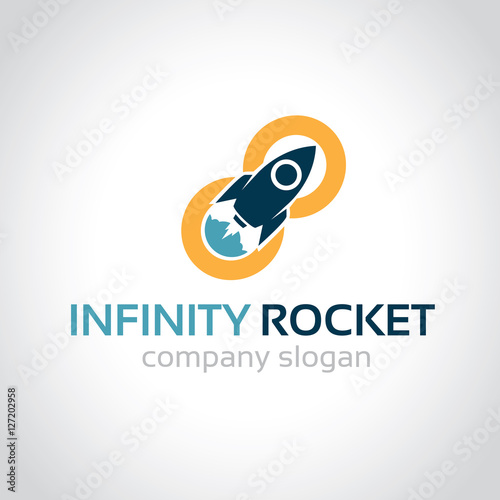 Infinity Rocket Logo template.