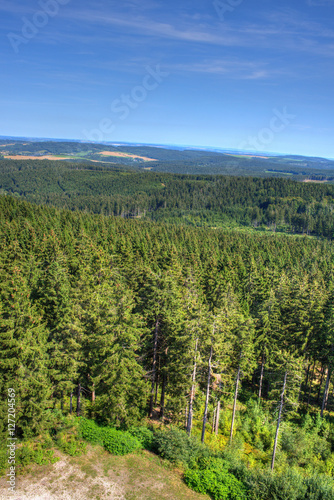 Fernsicht im Thüringer Wald